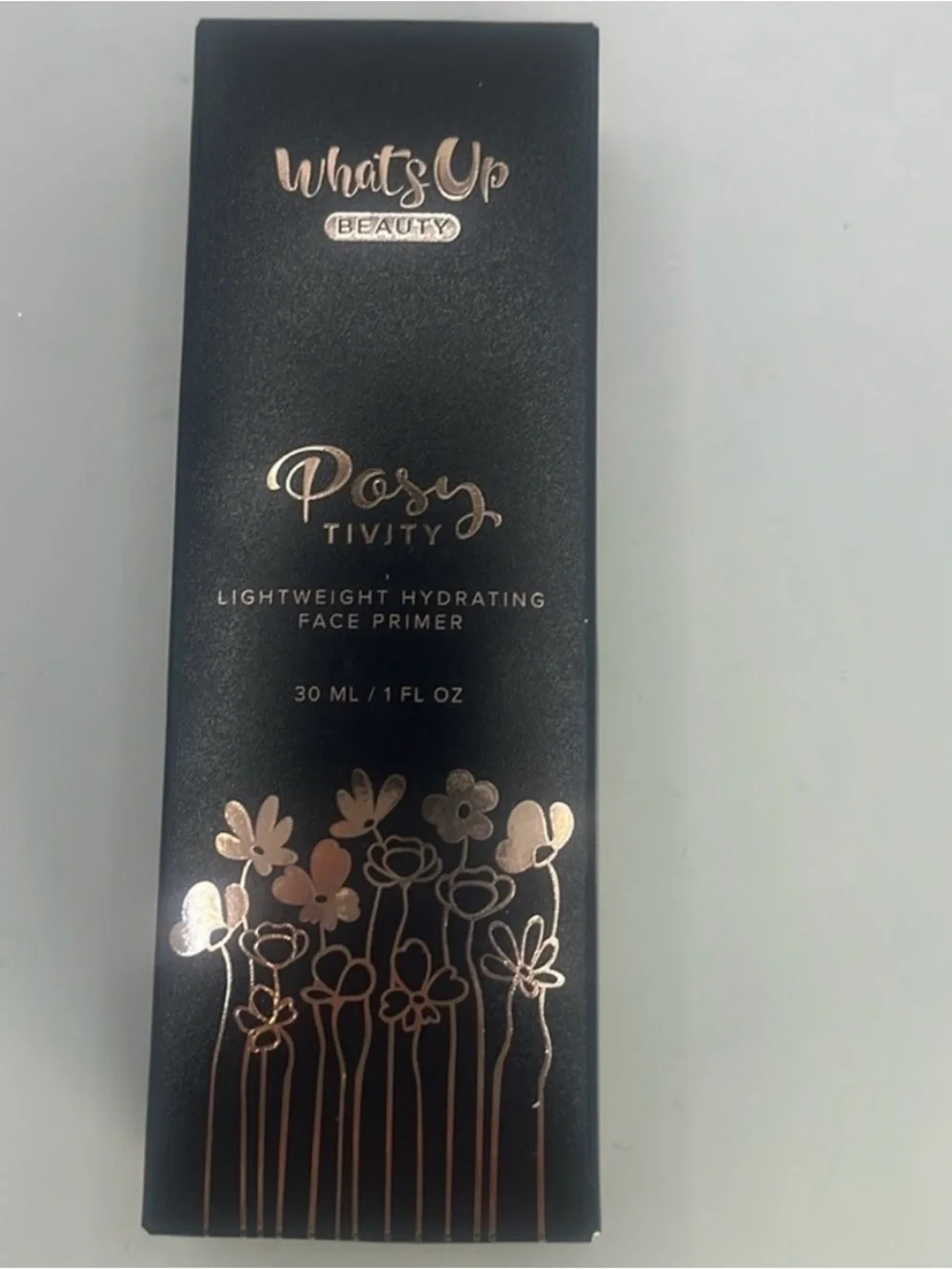 Whats Up Beauty Posy-tivity Hydrating Face Primer Niacinamide Grip 1oz NIB